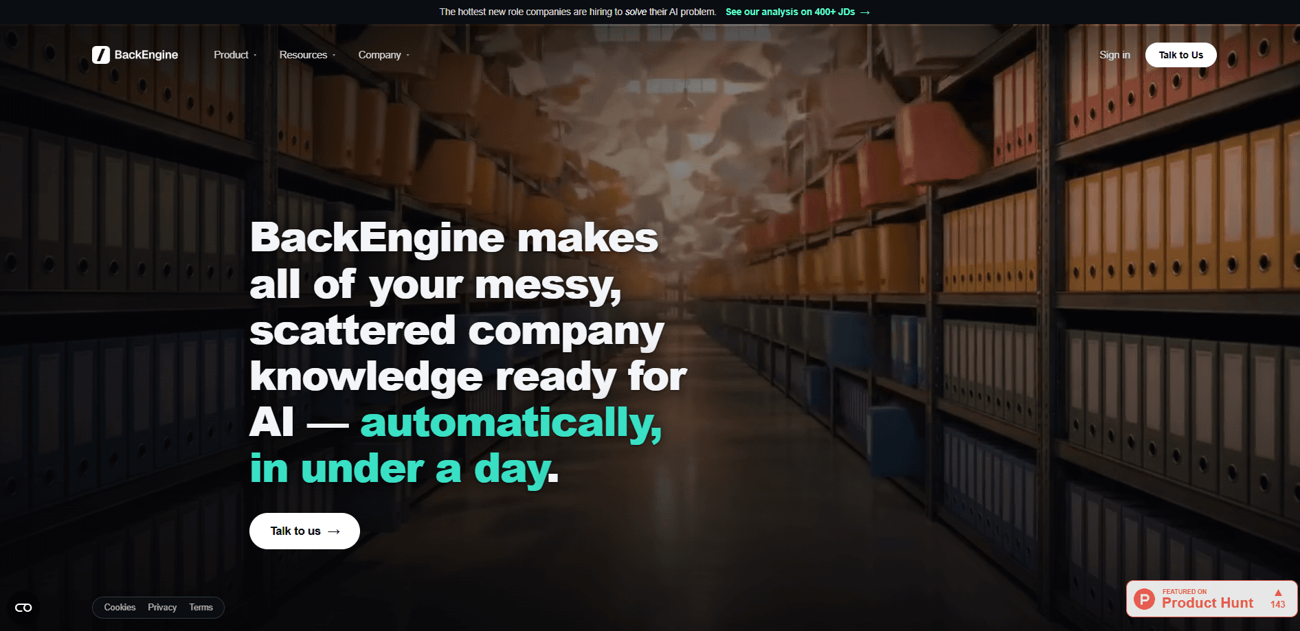 Aperçu de l'interface de BackEngine MCP