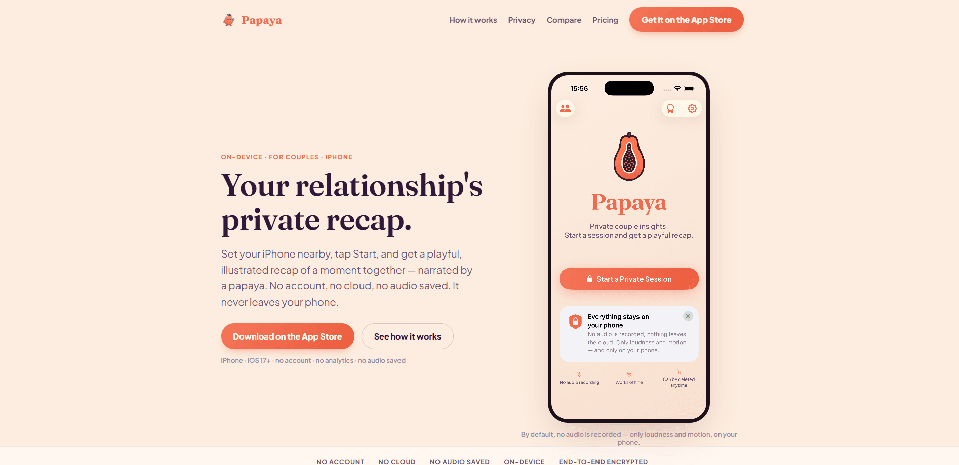 Aperçu de l'interface de Papaya