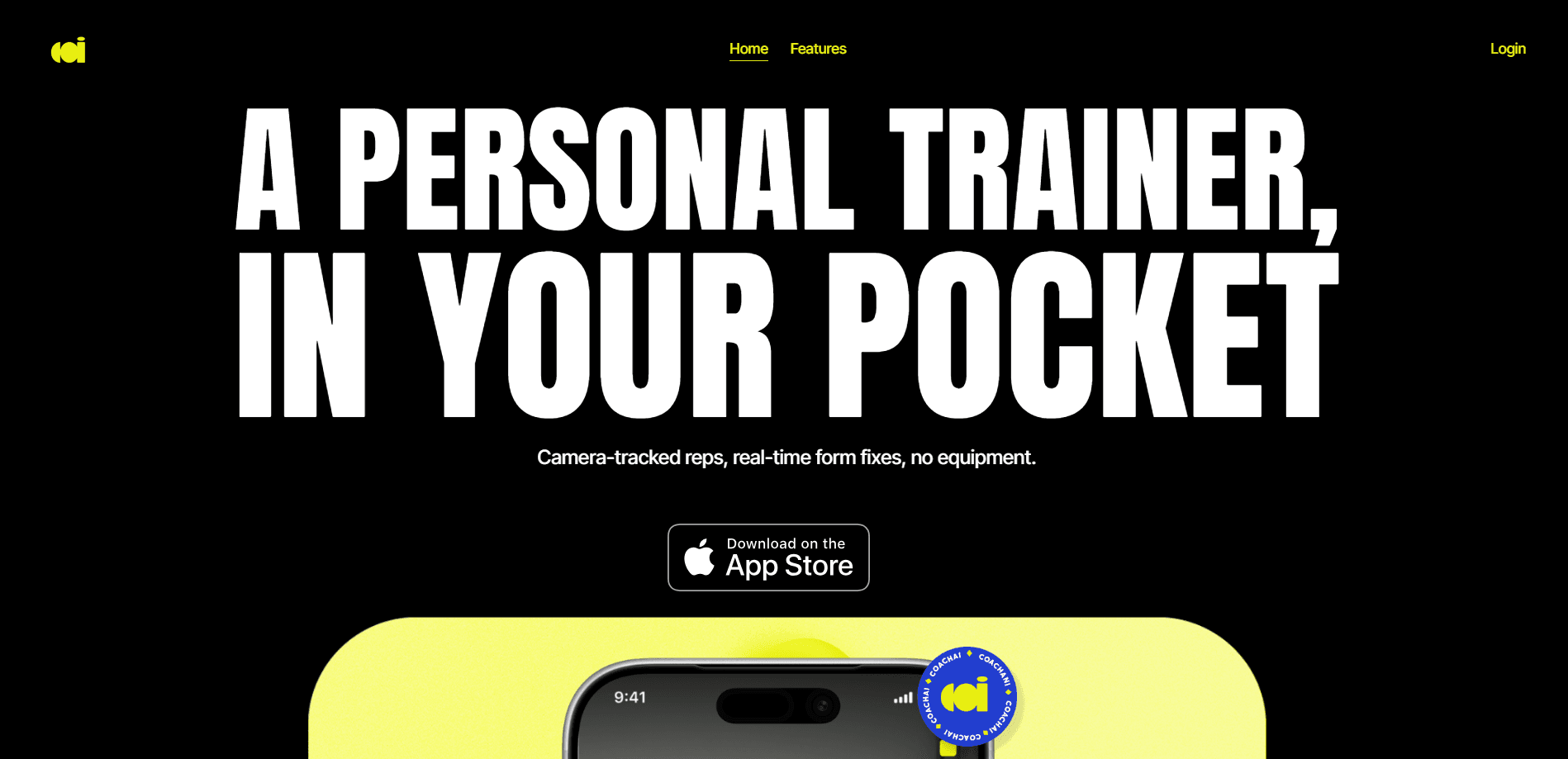 Aperçu de l'interface de CoachAI
