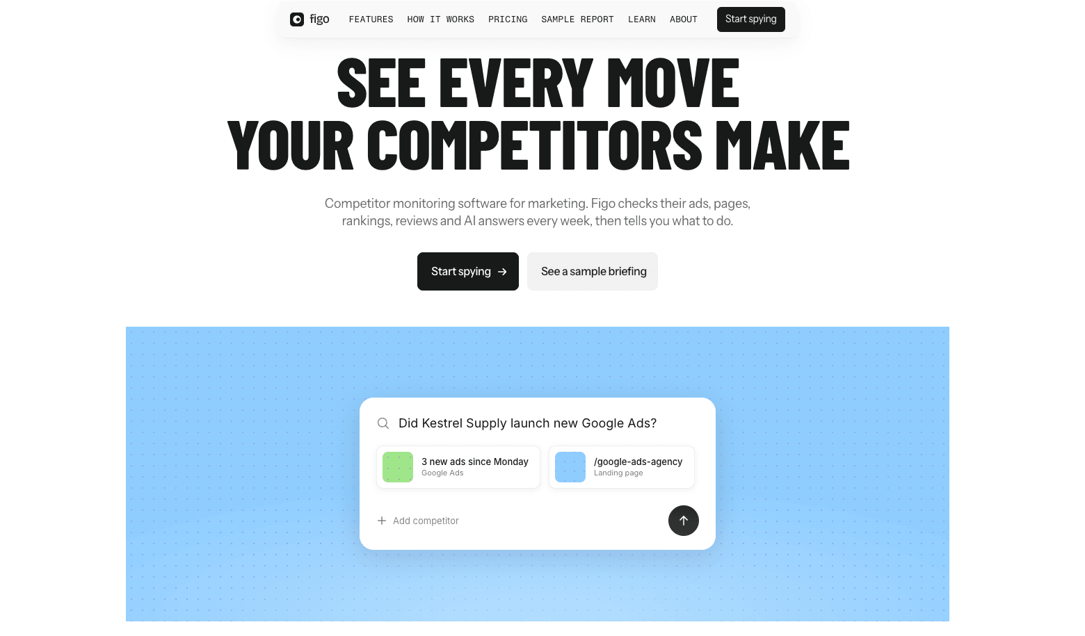 Interface preview of Figo